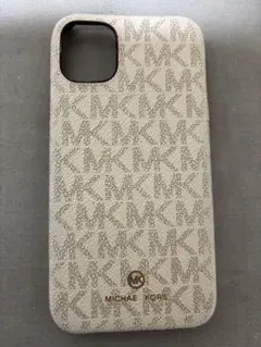 MICHAEL KORS iPhone11用ケース ホワイトモノグラム