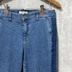 GLOBAL WORK ストレートデニム　ストレッチ　テーパード　M
