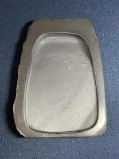 ⭕️2kg大型硯　径18cm葡萄刻研　雨畑硯　芳龍閣本舗　名工　望月秀峰