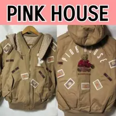 【フォロー割】ピンクハウス ヴィンテージ くまちゃん刺繍入り&ワッペン ブルゾン