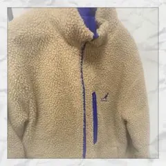 KANGOL フリースジャケット ベージュ　リバーシブル