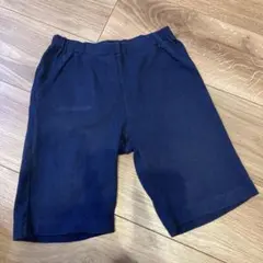 MUJI ネイビー ハーフパンツ 130サイズ　無印良品