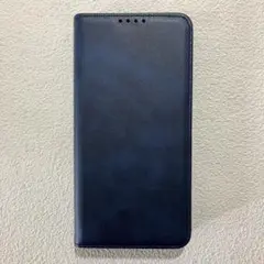 HUAWEI ファーウェイ P40スマホケース 手帳型 マグネット ネイビー