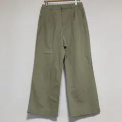 UNIQLO ユニクロ　リネンブレンドタックワイドパンツ　大きいサイズ　XL