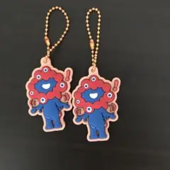 ミャクミャク ビスケット ラバーマスコット　2点セット