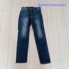 AMERICAN HOLIC ストレートデニム ダークブルー