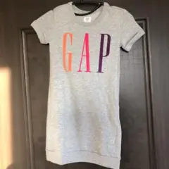 GAP グレー 半袖ワンピース