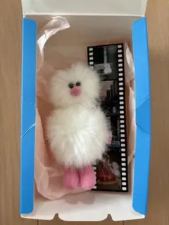 グレイマンション Baby Ostrich Pom-pom Key Ring