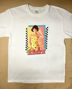未着用　浅香唯　Tシャツ　綿100% Lサイズ　白