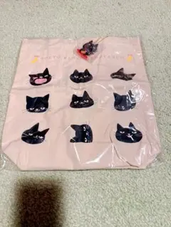 新品未使用　非売品　東京ばななトートバッグ黒猫チャーム付き