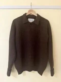 s.e.h kelly M ニット ニットポロ イギリス製 英国製