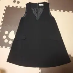 ROPÉ PICNIC ノースリーブワンピース 38 ブラック