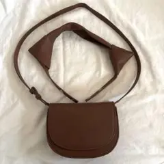 インフルエンサーyui×EFOLE コラボ　3wayショルダーバッグ　ブラウン