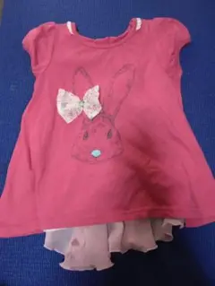 Angel Lane ピンク ウサギ Tシャツ 120cm