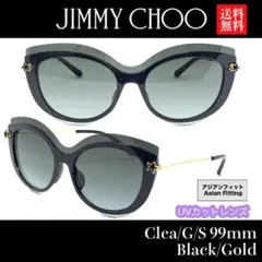 【新品/匿名配送】ジミーチュウ サングラス Clea アジアンフィット ブラック