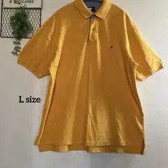 トミーヒルフィガー TOMMY HILFIGER ポロシャツ メンズ イエロー