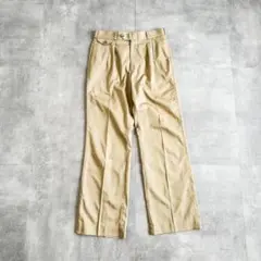 1970's~ 5ポケット コットンツイル ツータック チノパンツ