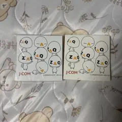 ZAQ ざっくぅ メモ帳 2個セット J:COM