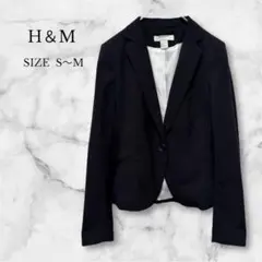 H&M テーラードジャケット シンプル ビジネス フォーマル カジュアル 綺麗め