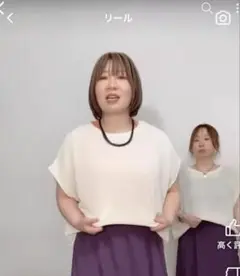しまむら おかだゆり スカシプルオーバー白色