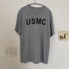 補修の練習用または古着好きな方★アメリカ海兵隊「UMSC」ALSTILEtシャツ