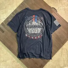 7TSM1【NINELINEAPPAREL】バックプリントTシャツ　古着used