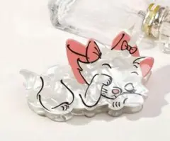 （未使用）おしゃれキャットマリー風　可愛いネコのヘアクリップ