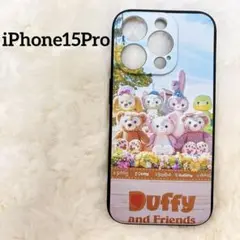 匿名配送❣️20 iPhone15pro ソフトケース　ダッフィーフレンズ　黒