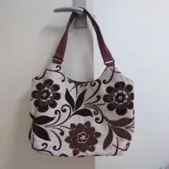 花柄刺繍ショルダーバッグ