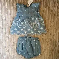 プティマイン petit main レース刺繍セットアップ