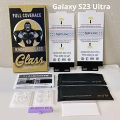 【4枚セット】For Galaxy S23 Ultra フィルム2＋2