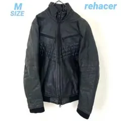 rehacer レアセル ラムレザージップアップブルゾン 冬 B4744