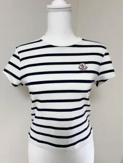 【未使用品】　レディース　Tシャツ　 モンクレワッペン付き　ハンドメイド