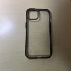iPhon13用ケースクリアブラック