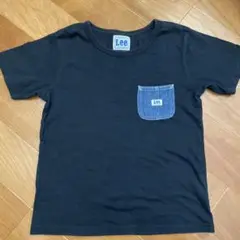 Lee リー ポケット付きTシャツ ブラック