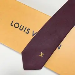 美品 ルイヴィトン Louis Vuitton ネクタイ シルク100%