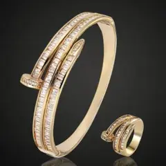 2点セット✨最高品質✨バングルリングセット