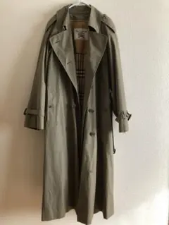 希少美品✨BURBERRY 白タグ ノバチェック柄 トレンチコート 玉虫色