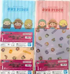 ワンピース　一番くじ　クリアファイル　4種