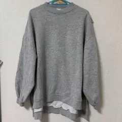 GU グレー 長袖 スウェット