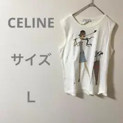 CELINE ゴルフ イラスト ノースリーブシャツ