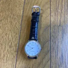 ファルコン アナログ 腕時計 黒 レザー
