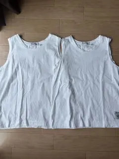 UNIQLO×ANYA T3SLEEVELESS ノースリーブ　ホワイト　M L