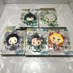 鬼滅の刃　一番くじ　ちょこのっこ ラバーマスコット 5種 まとめ