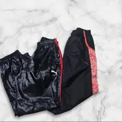 PUMA ピステパンツ 黒/赤　150