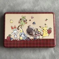 ポケモン チョコレート空缶 ピカチュウ　サルノリ　ヒバニー　メッソン