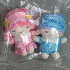 リトルツインスターズ パーティーの続きは夢の中で… ぬいぐるみキーホルダー