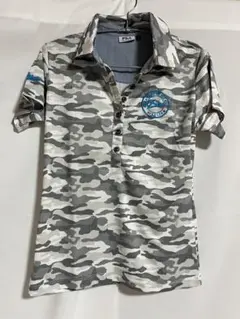 FILA GOLF 迷彩グレー ポロシャツ L