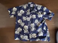 ★デュークカハナモク　アロハシャツ　「デュークス・パイナップル」　サイズ：XL★