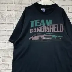 USA製90sヴィンテージTシャツ！シングルステッチ　ブラック半袖古着XL718